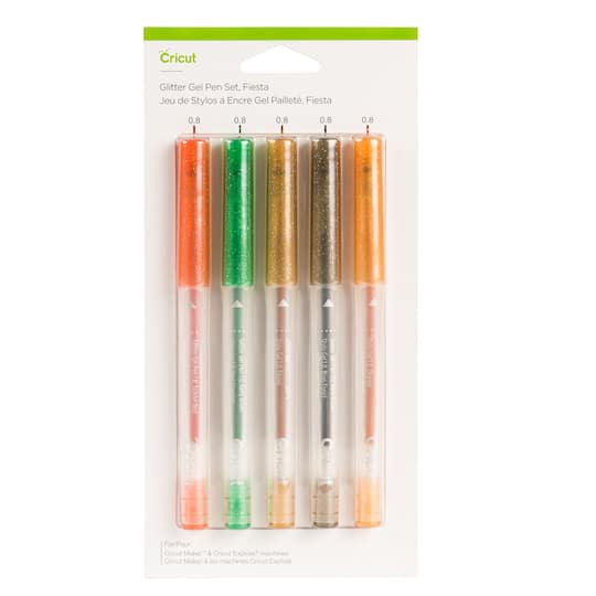 Cricut® Glitter Gel Pen Set, Fiesta | Michaels®